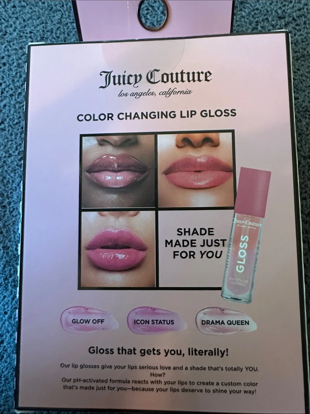 Juicy Couture Pink Color-Changing Lip Gloss Trio